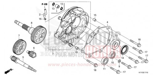 RECHTE KURBEL-GEHAEUSEHAELFTE WW125AM de 2021